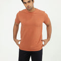 Picture of GTS-B4051-24 T-SHIRT H/SLV ORANGE MARL - Chenone Official - Online Shopping