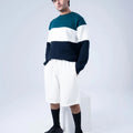 KNITTED CASUAL SHORT STONE - GTS-B4325