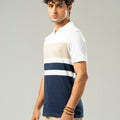 Picture of GTS-B4227 POLO SHIRT H/SLV BLUE STRIPE - Chenone Official - Online Shopping