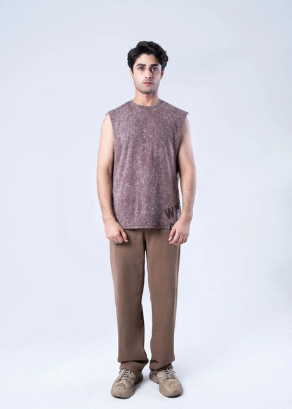 TANK TOP BROWN - GTS-B4327