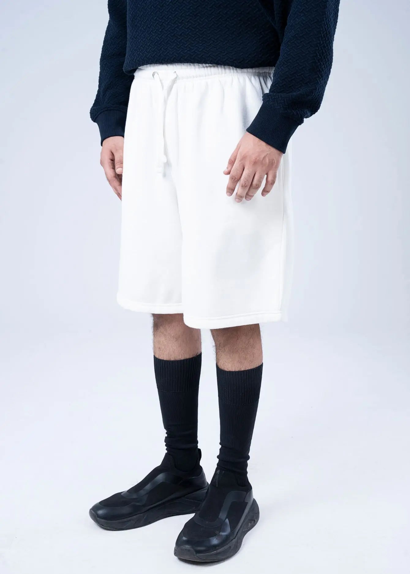 KNITTED CASUAL SHORT STONE - GTS-B4325