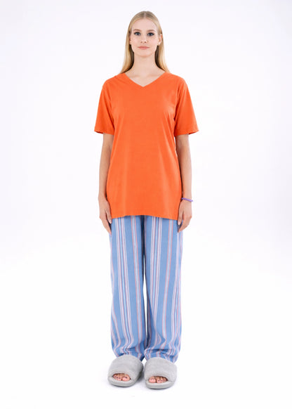 NIGHT SUIT PEACH LDS-A1776