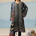 3 PCS SUIT BLACK PRINTED - LDS-6960