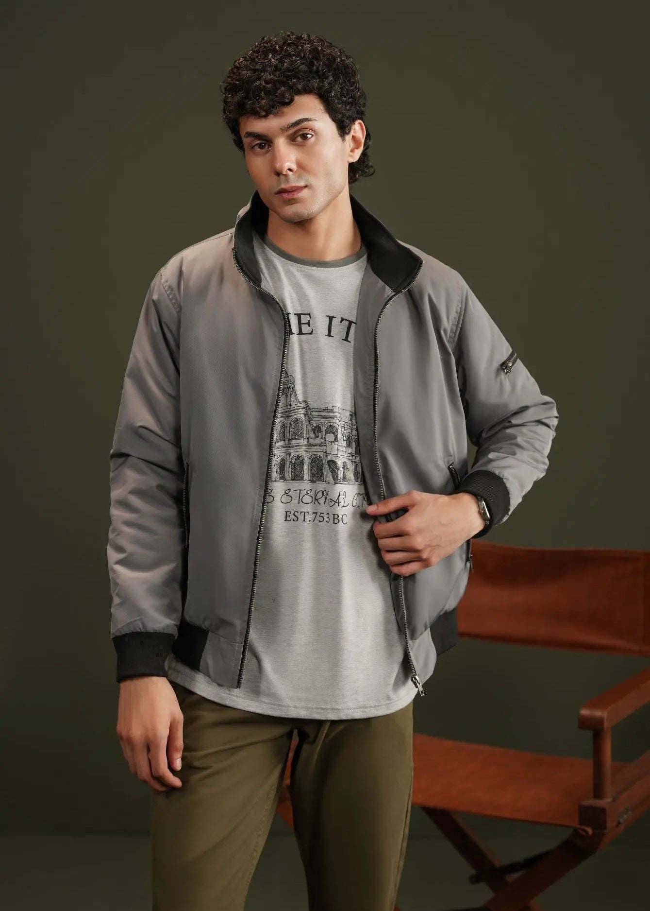 MEMORY JACKET GREY - GTS-6386