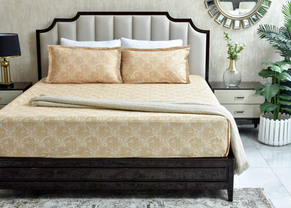 BED SHEET SET OLIVE-26-SL