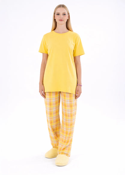 NIGHT SUIT YELLOW LDS-A1775
