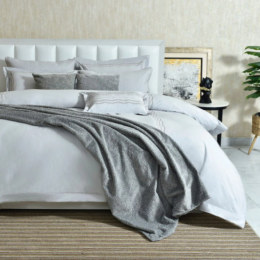 7 PCS DUVET COVER SET PEARL GREY-25