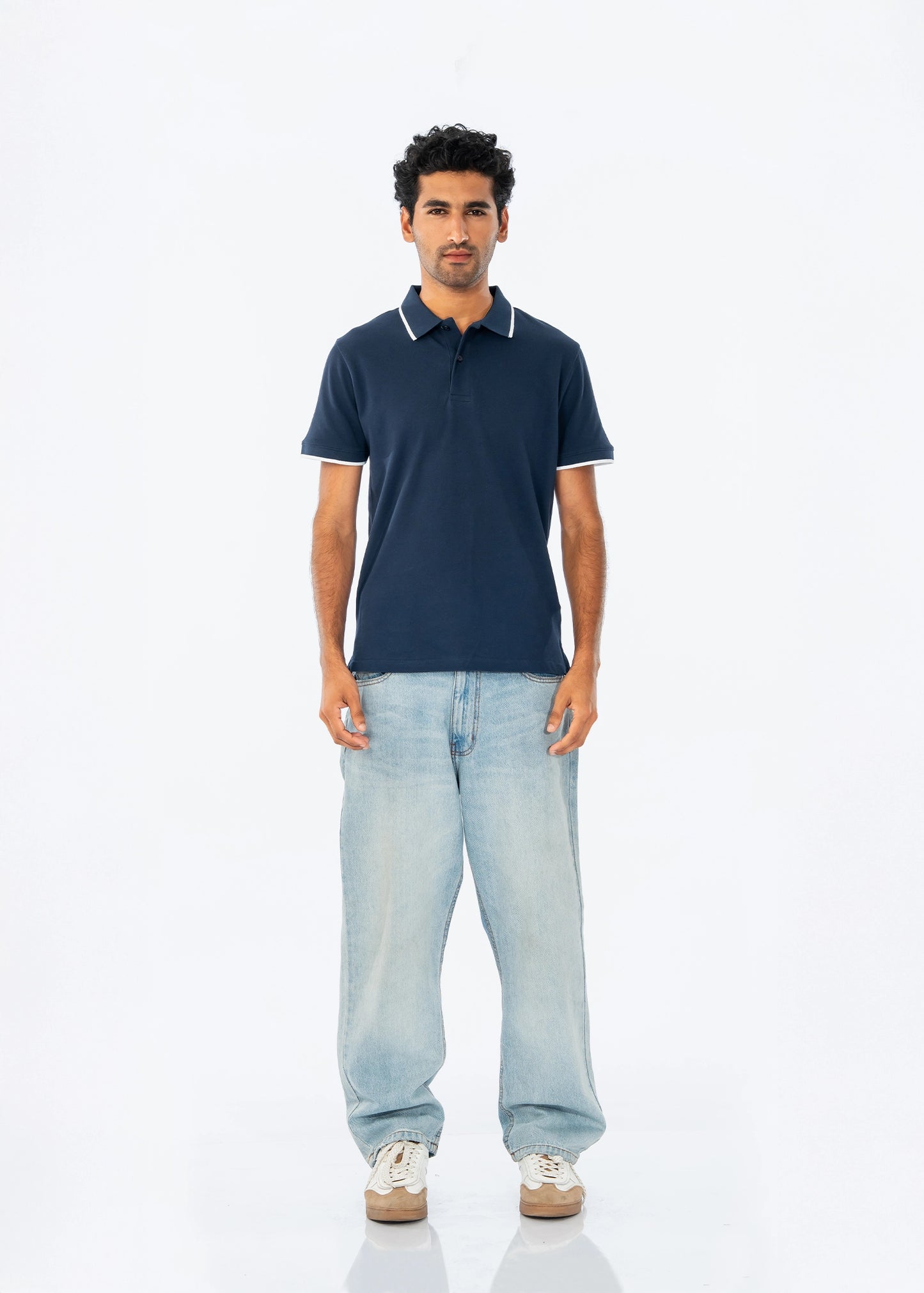 POLO SHIRT NAVY - GTS-B4390