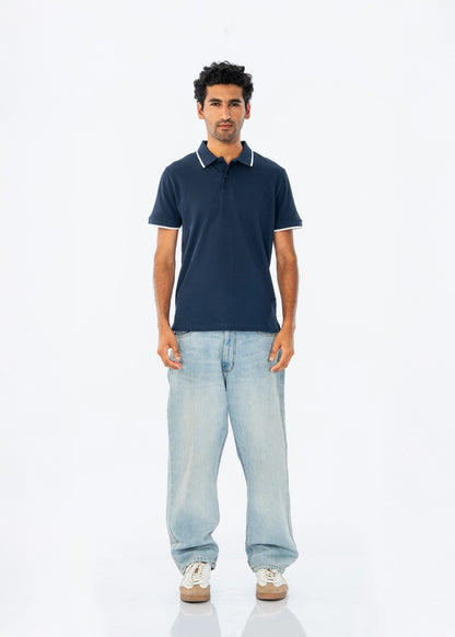 POLO SHIRT NAVY - GTS-B4390