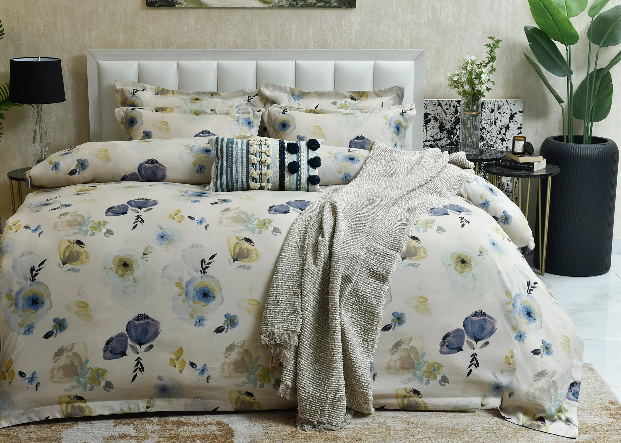 Quilt Cover Blue Garden | ChenOne Home Textile