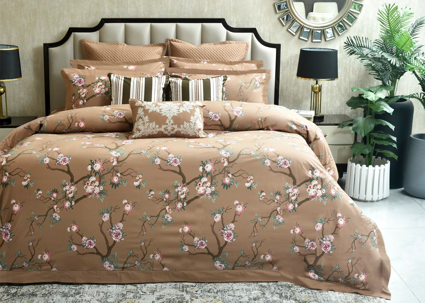 QUILT COVER COFFEE-26-SL