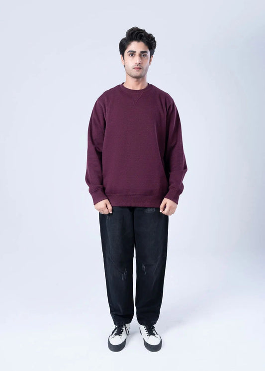 SWEATSHIRT BURGUNDY - GTS-B4285