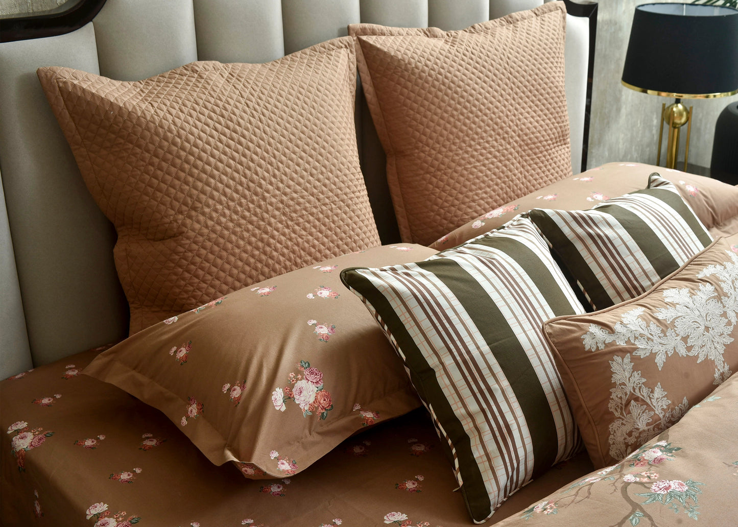 SQUARE CUSHION COVER COFFEE-26-SL