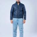 BUBBLE/QUILTED JACKET F/SLV NAVY - GTS-6390
