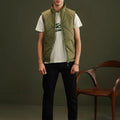 BUBBLE/QUILTED JACKET OLIVE - GTS-6385
