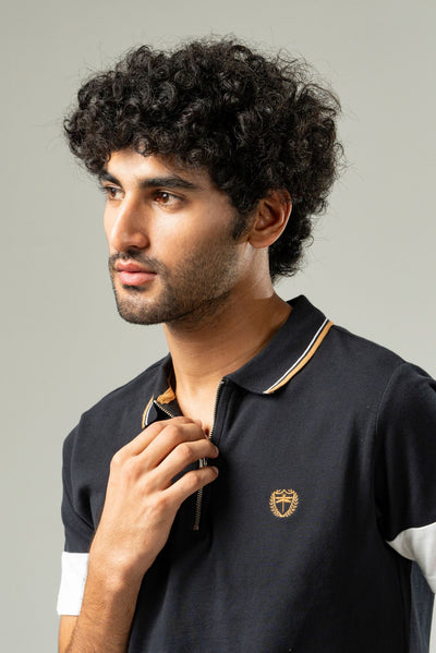 Picture of GTS-B4243 POLO SHIRT WHT/MUST STRIPES - Chenone Official - Online Shopping