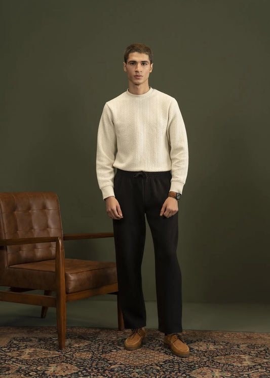 PULL ON TROUSER BLACK - GTS-B4304