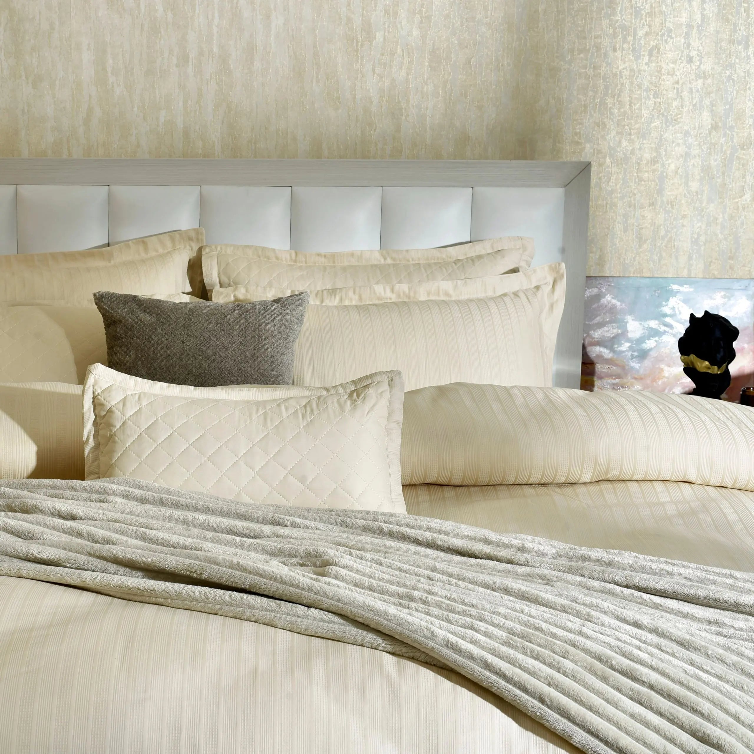 7 Pcs Duvet Cover Set Raisin | ChenOne Home Textile