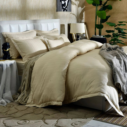 7 PCS DUVET COVER SET RAISIN