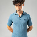 Picture of GTS-B4228 POLO SHIRT H/SLV BLUE - Chenone Official - Online Shopping