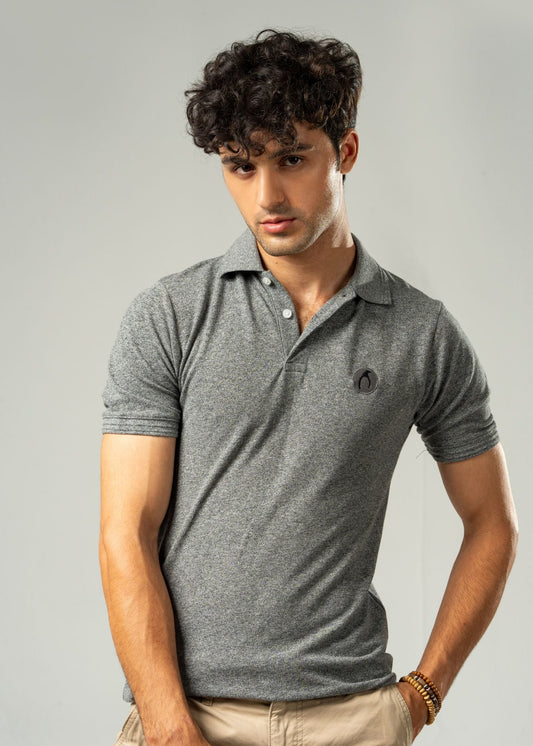 Picture of GTS-B4228 POLO SHIRT H/SLV GREY - Chenone Official - Online Shopping