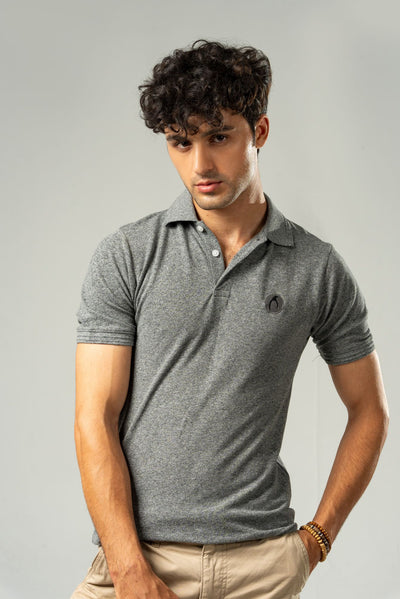 Picture of GTS-B4228 POLO SHIRT H/SLV GREY - Chenone Official - Online Shopping