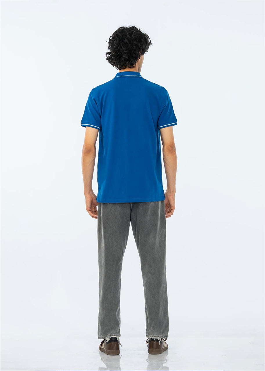 POLO SHIRT PIQUE L/BLUE - GTS-B4334