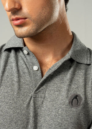 Picture of GTS-B4228 POLO SHIRT H/SLV GREY - Chenone Official - Online Shopping