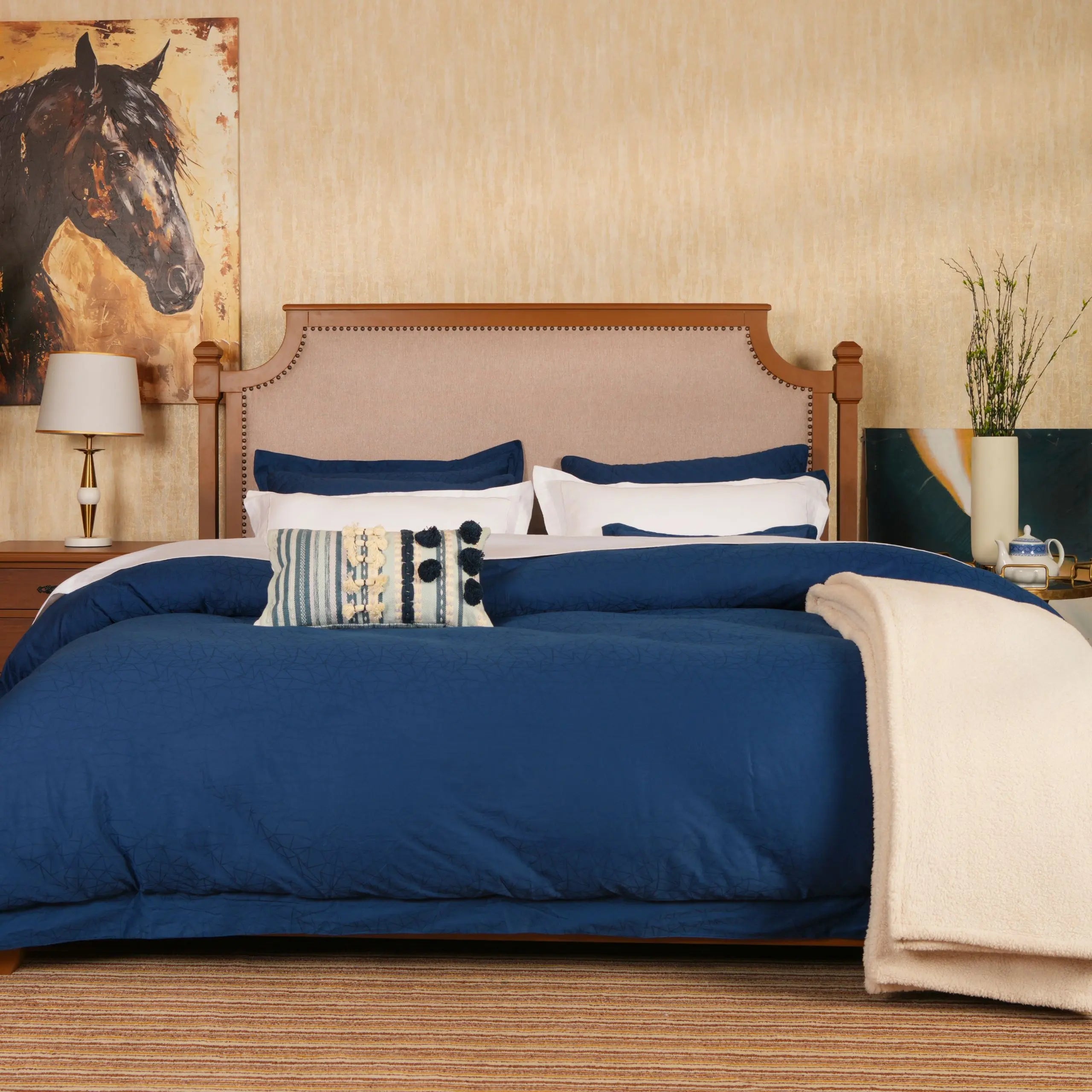 7 Pcs Duvet Cover Set Lapis | ChenOne Home Textile