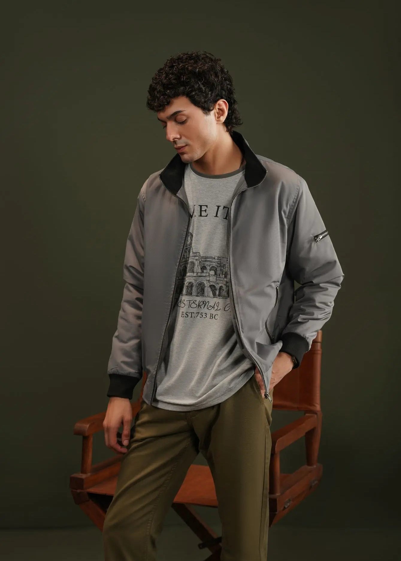 MEMORY JACKET GREY - GTS-6386