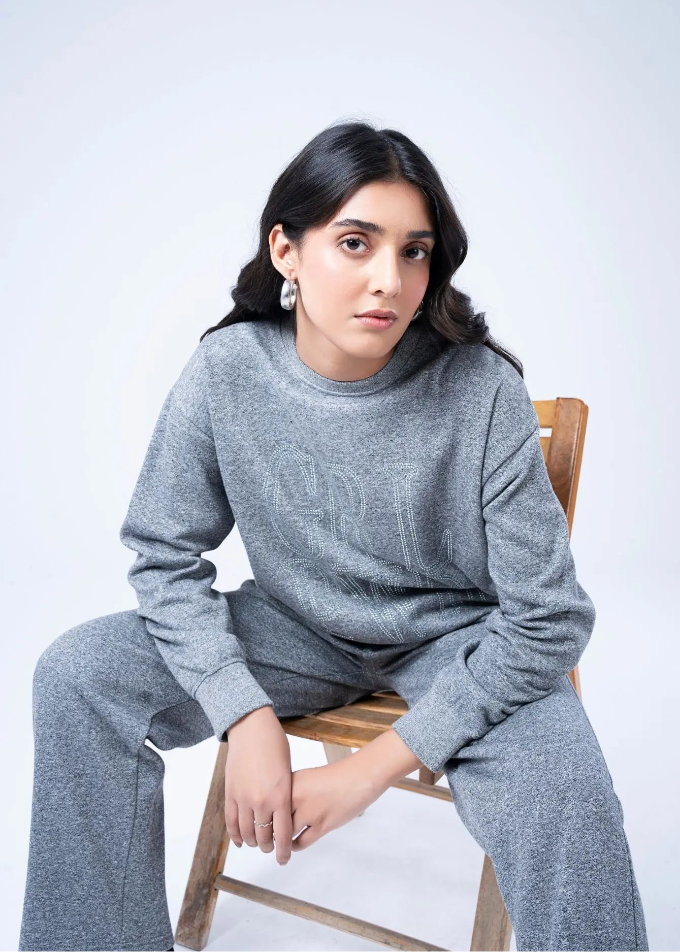 SWEATSHIRT HEALTHER GREY - LDS-A1785