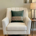Filled Cushion 18x18" Olive| ChenOne Home