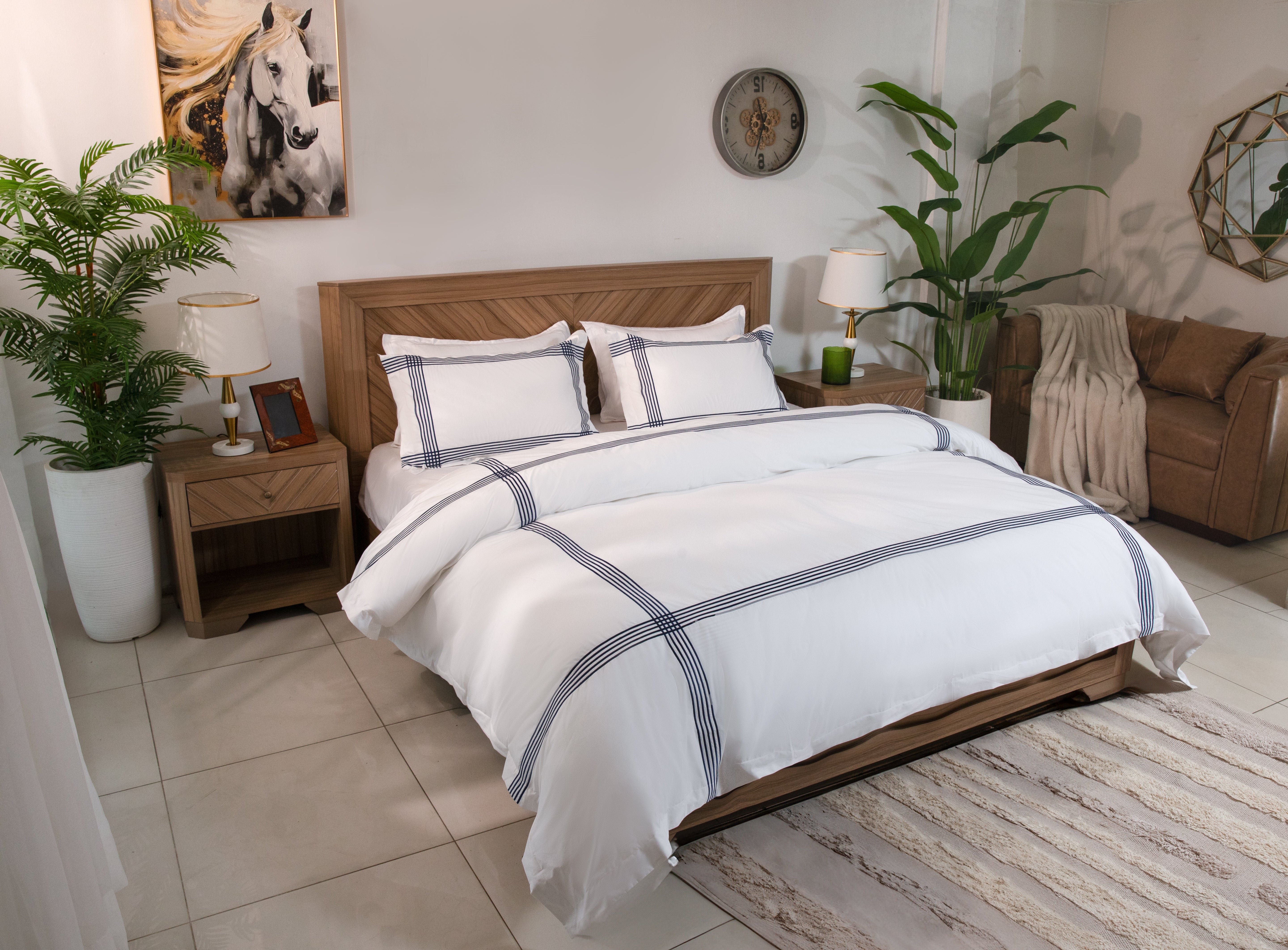 7 Pcs Duvet Cover Set Across(WP) | ChenOne Home Textile