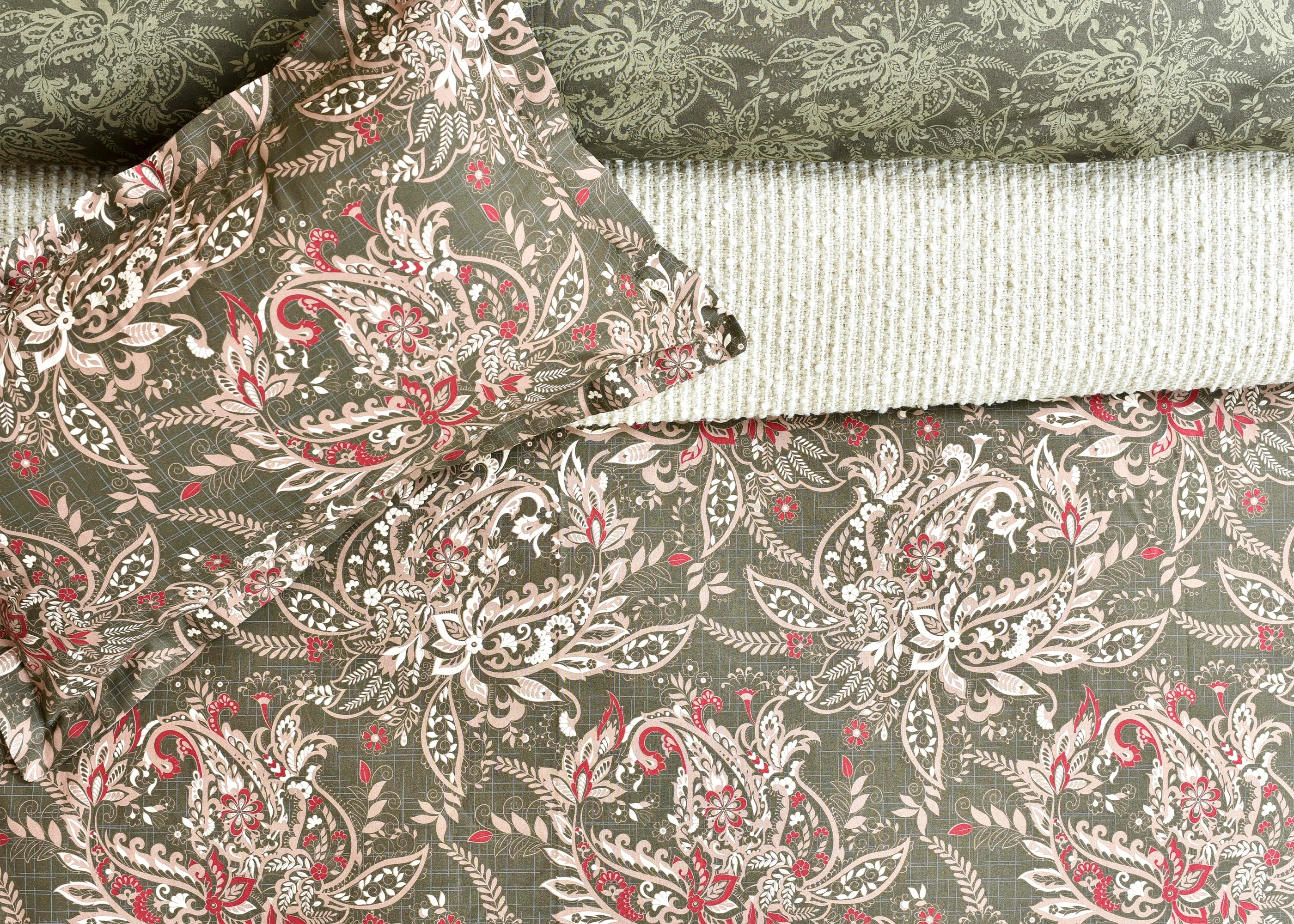Filled Dec Pillow Olive | ChenOne Home Textile