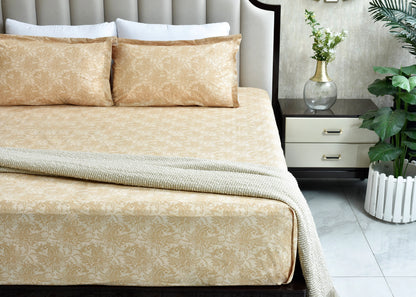 BED SHEET SET OLIVE-26-SL