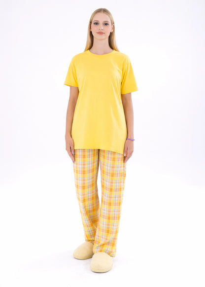 NIGHT SUIT YELLOW LDS-A1775
