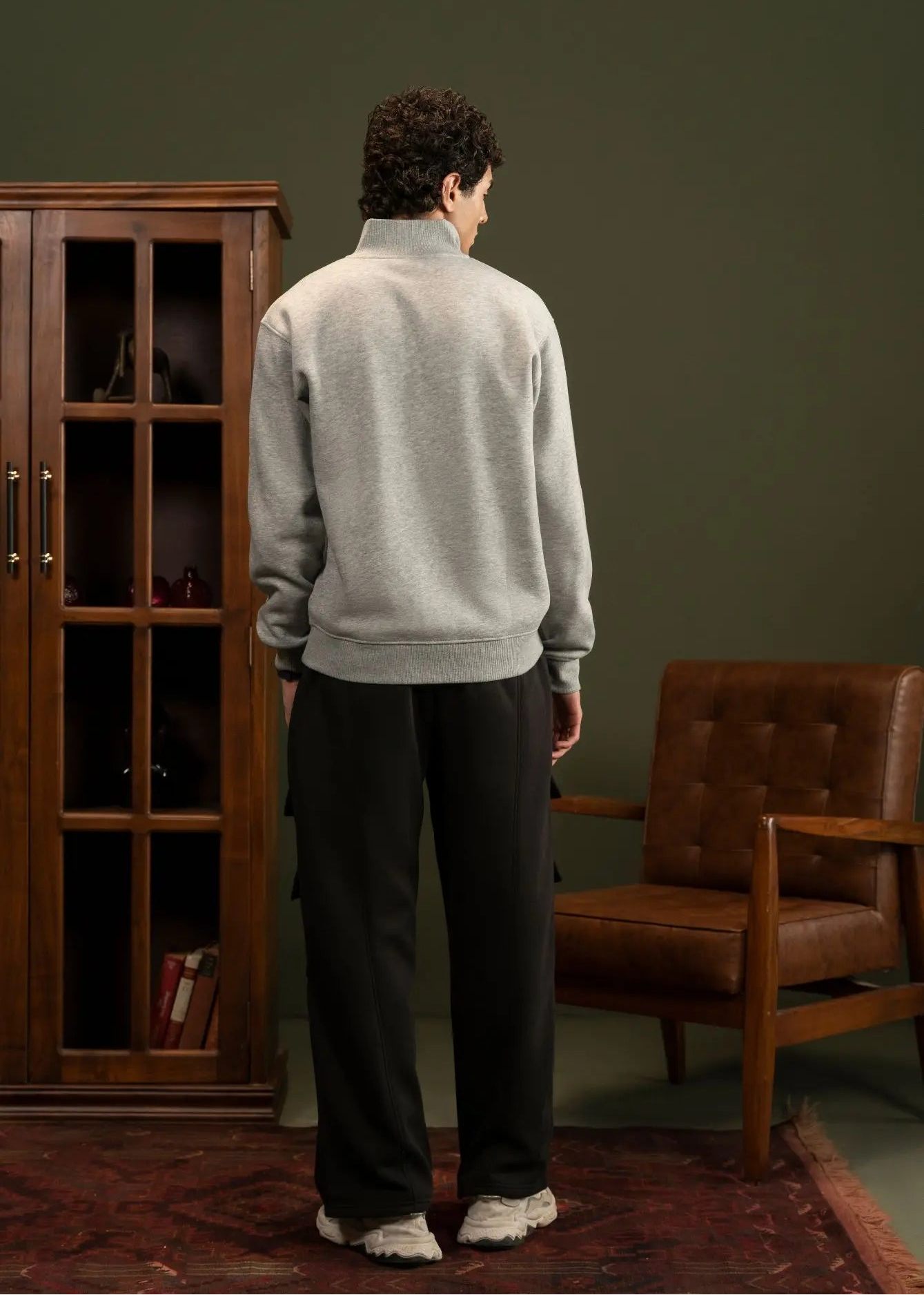 PULL OVER KNITTED GREY - GTS-B4298