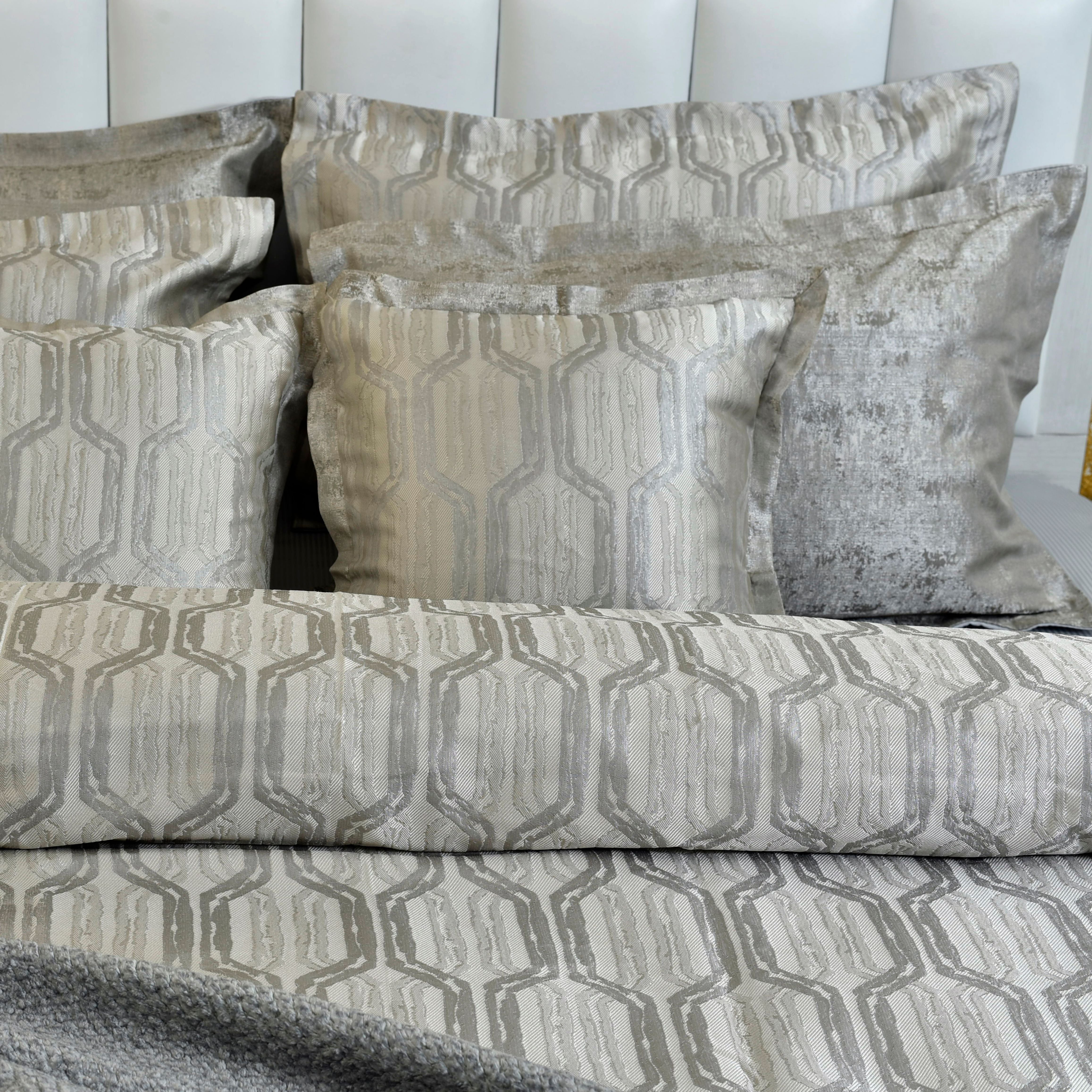8 Pcs Duvet Cover Set Charcoal | ChenOne Home Textile