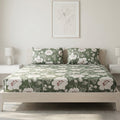 COTTON BED SHEET SET KING D9