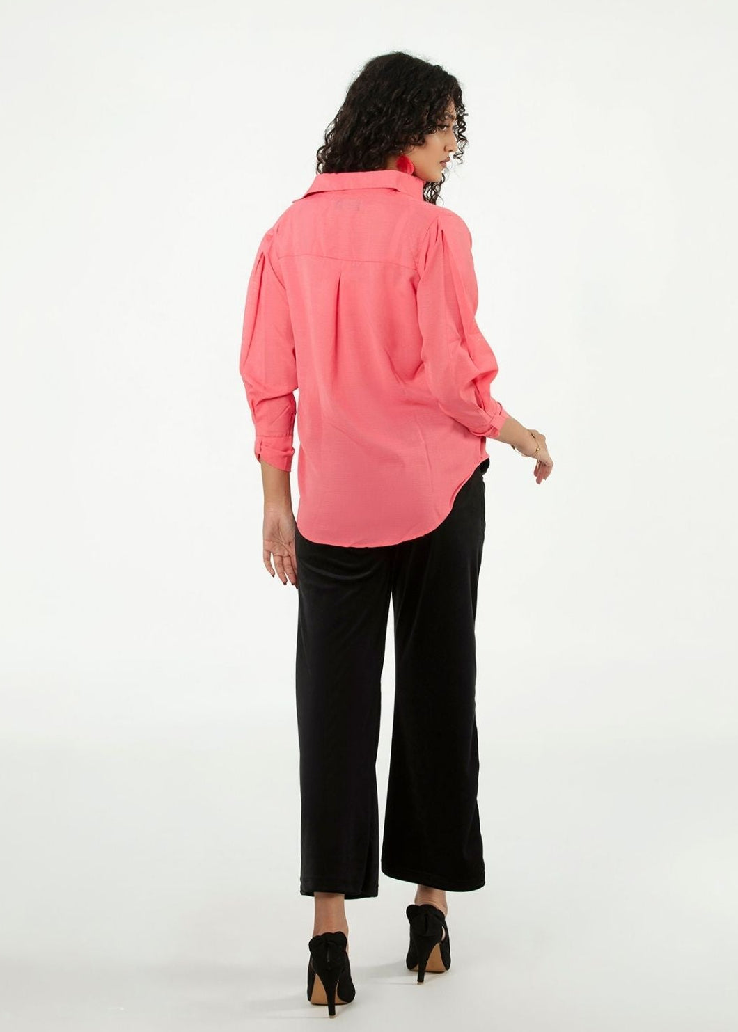 Picture of LDS-6795 SHIRT CASUAL PINK - Chenone Official - Online Shopping