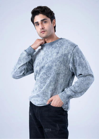 SWEAT SHIRT GREY - GTS-B4284