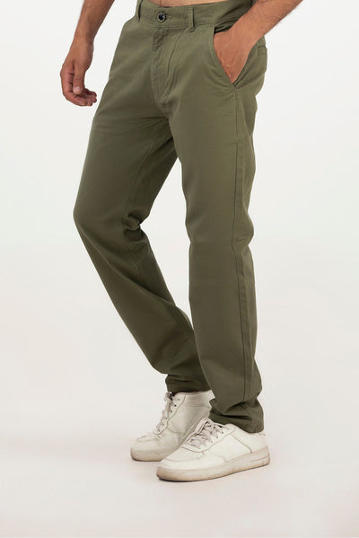Picture of GTS-6403 CHINO TROUSER OLIVE - Chenone Official - Online Shopping
