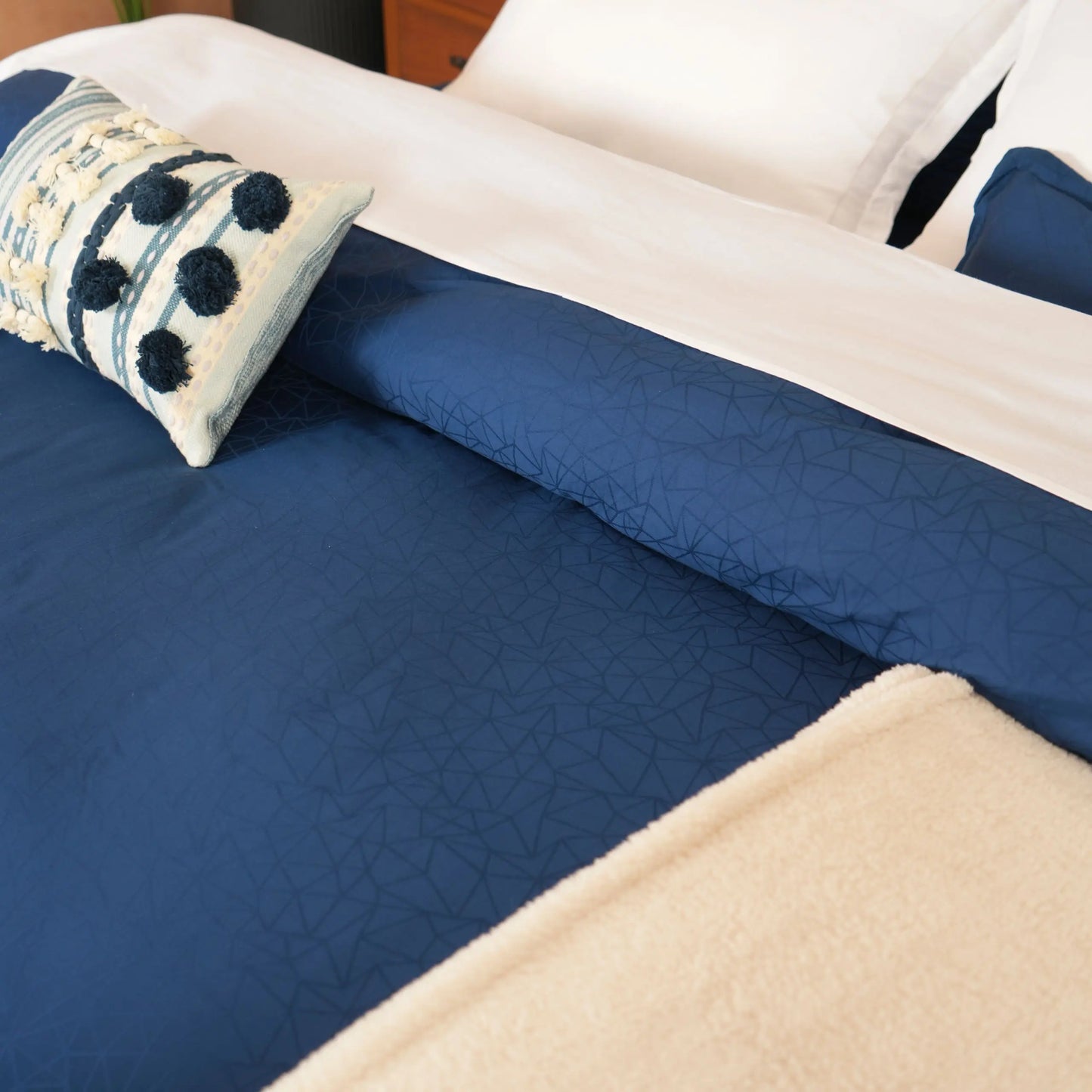 7 PCS DUVET COVER SET LAPIS