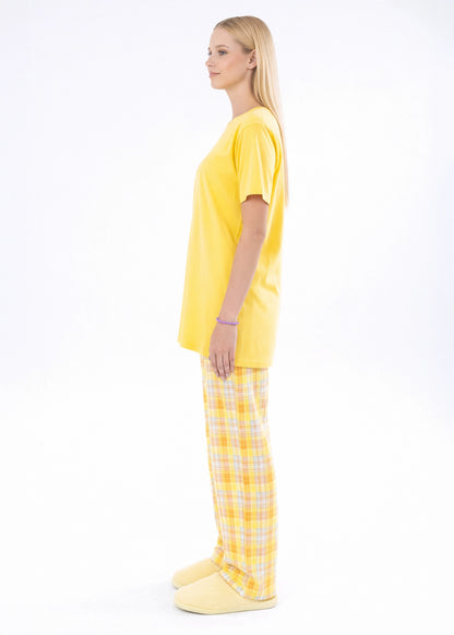 NIGHT SUIT YELLOW LDS-A1775