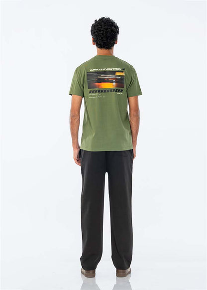 T-SHIRT OLIVE - GTS-B4348