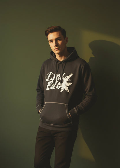 PULL OVER HOODIE BLACK - GTS-B4301