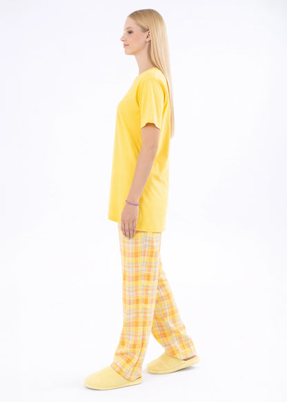 NIGHT SUIT YELLOW LDS-A1775