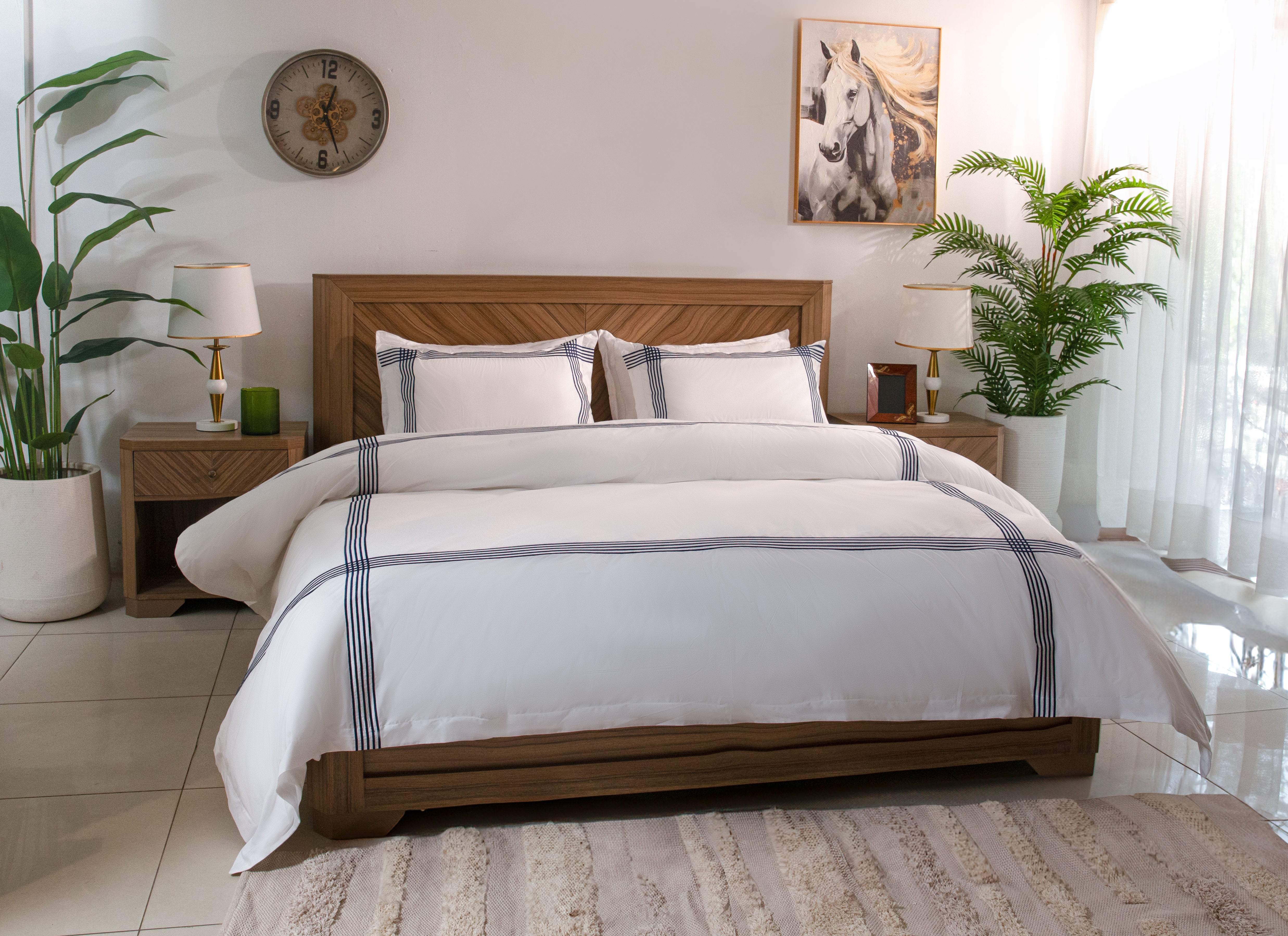 7 Pcs Duvet Cover Set Across(WP) | ChenOne Home Textile