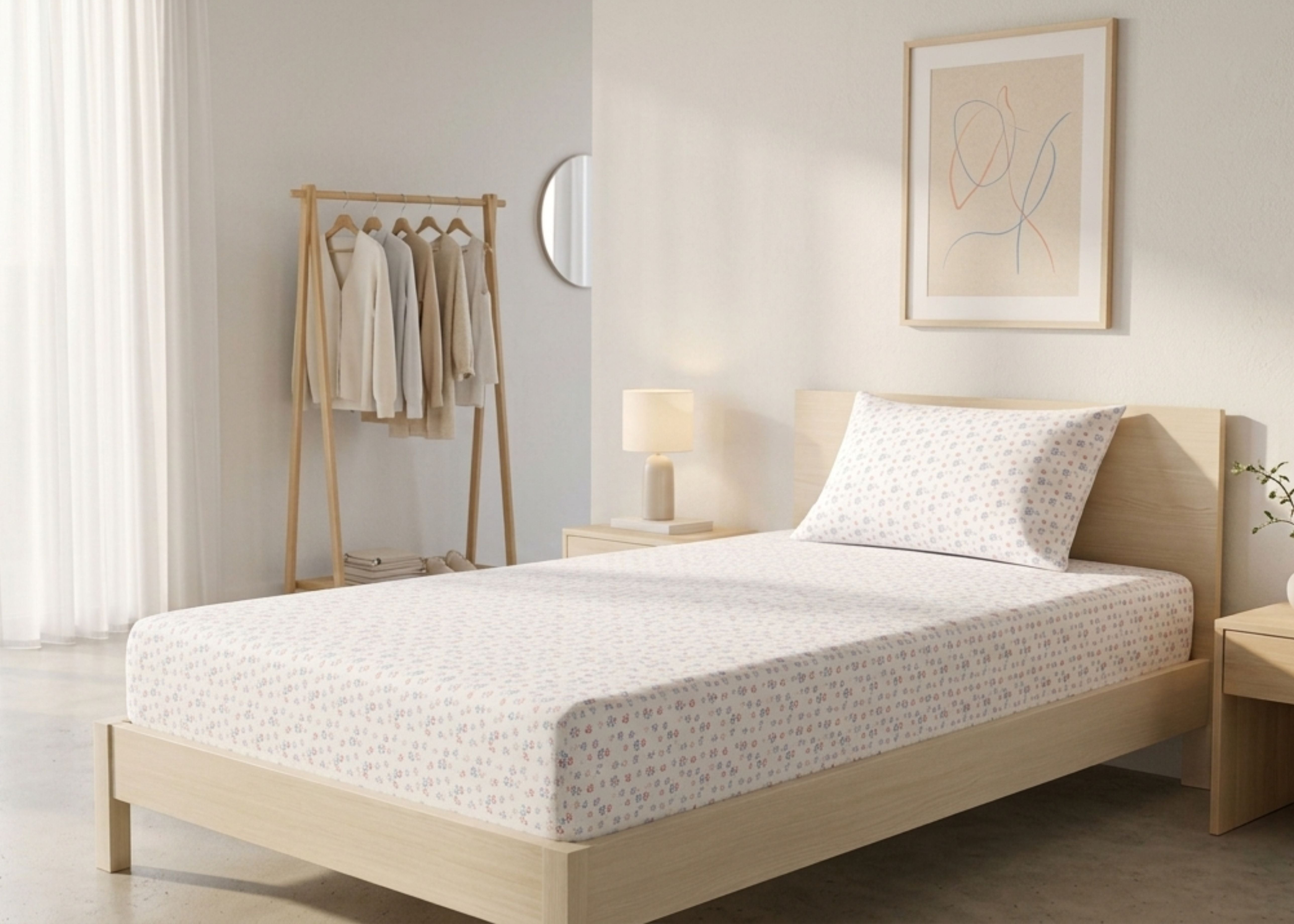 Cotton Bed Sheet Set Single D3 | ChenOne Home Textile