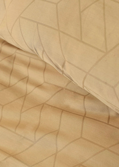 7 PCS DUVET COVER SET BUTTER-25N